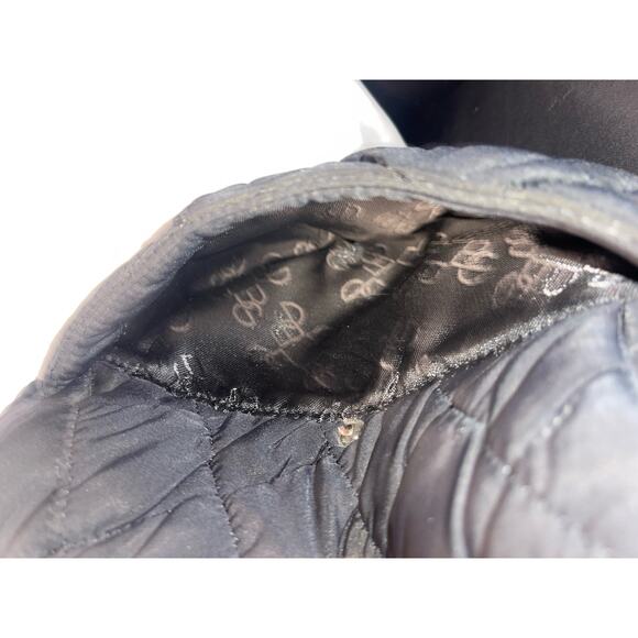 BCBGENERATION Black Quilted Chain Shoulder Strap Women's Handbag Bag - Picture 11 of 12